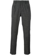 Pence 'giulio' Trousers, Men's, Size: 50, Black, Silk/spandex/elastane/virgin Wool