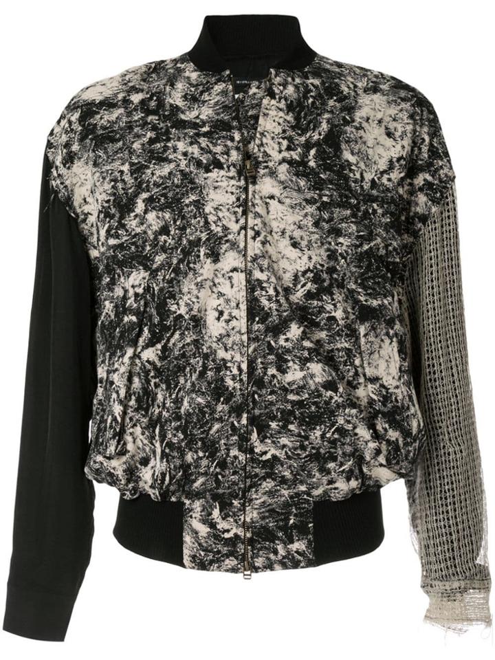 Song For The Mute Patterned Bomber Jacket - Black