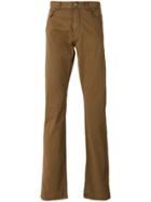 Canali Slim-fit Trousers - Brown