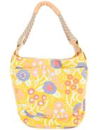 Chanel Vintage Floral Printed Shoulder Bag - Yellow & Orange