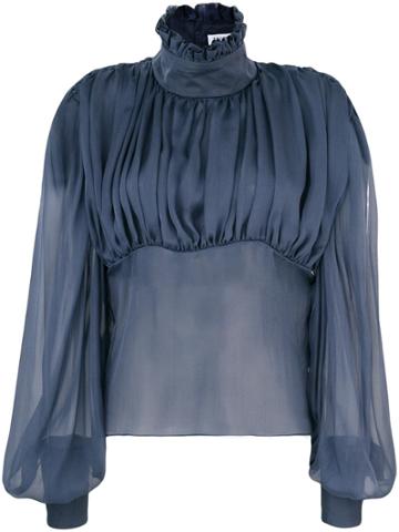 Palomo Spain Longsleeved Blouse - Blue