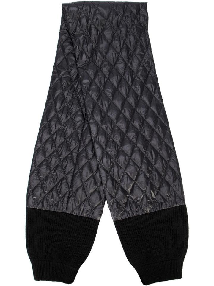 Tibi Soft Quilted Scarf - Black