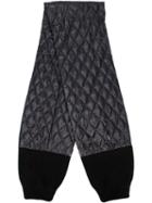Tibi Soft Quilted Scarf - Black