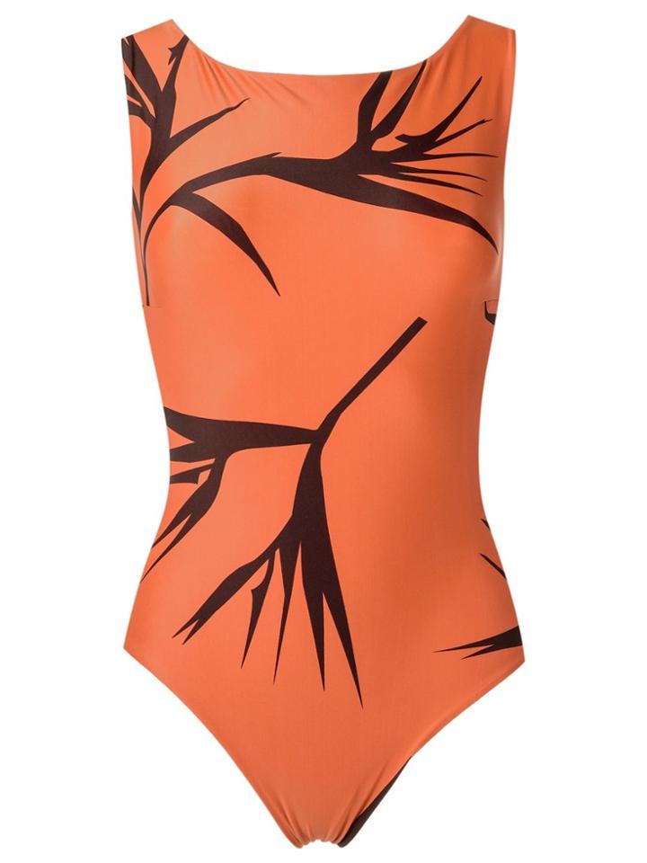 Haight Printed Swimsuit - Yellow & Orange