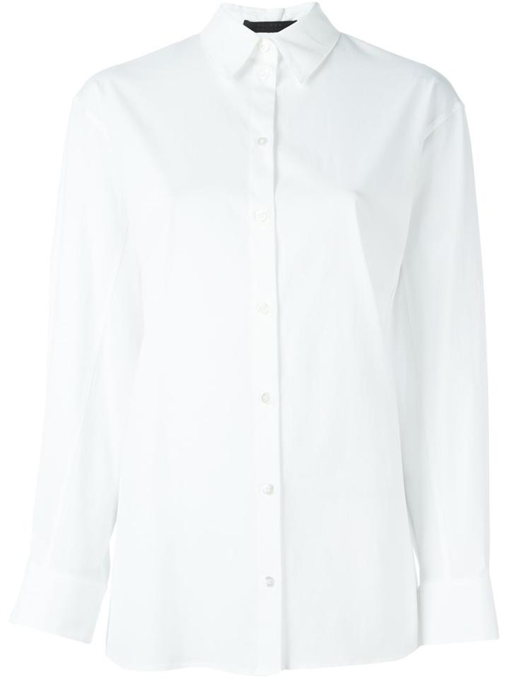 The Row 'pachin' Shirt, Women's, Size: Small, White, Cotton/spandex/elastane