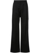 Y/project Slouch Front Trousers - Black