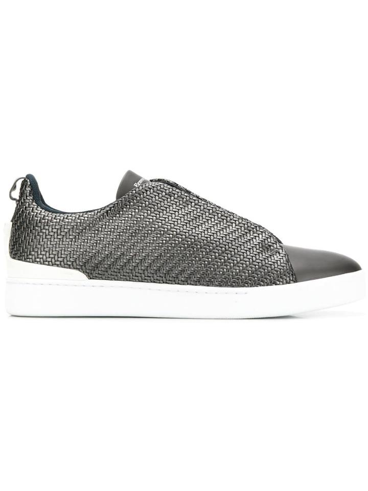 Ermenegildo Zegna Xxx Slip-on Sneakers - Grey
