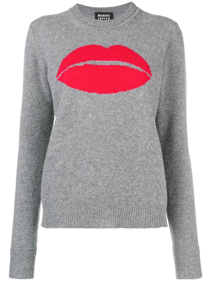 Markus Lupfer Mia Lip Sweater - Grey