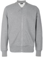 Ps By Paul Smith - Sweatshirt Bomber Jacket - Men - Cotton - Xl, Grey, Cotton