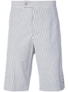 Moncler Striped Knee Length Shorts - Grey