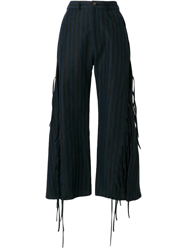 Damir Doma Pearl Wide-leg Trousers - Blue