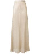 Fisico Knitted Maxi Skirt - Gold
