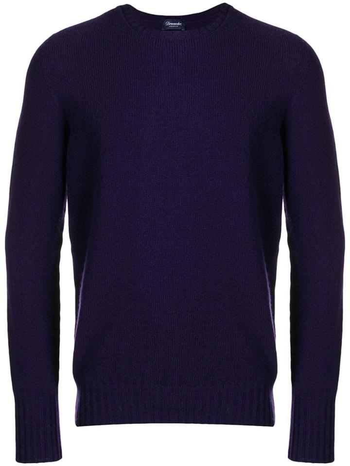 Drumohr Round Neck Sweater - Blue