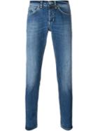 Dondup Skinny Jeans, Men's, Size: 40, Blue, Spandex/elastane/cotton/polyester