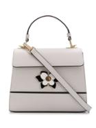 Furla Crystal Embellishment Tote Bag - Neutrals