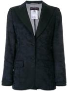Talbot Runhof Peaked Lapel Blazer - Blue