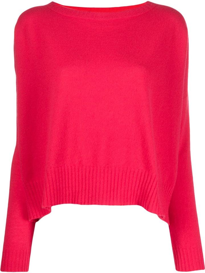 Twin-set Boat Neck Jumper - Pink