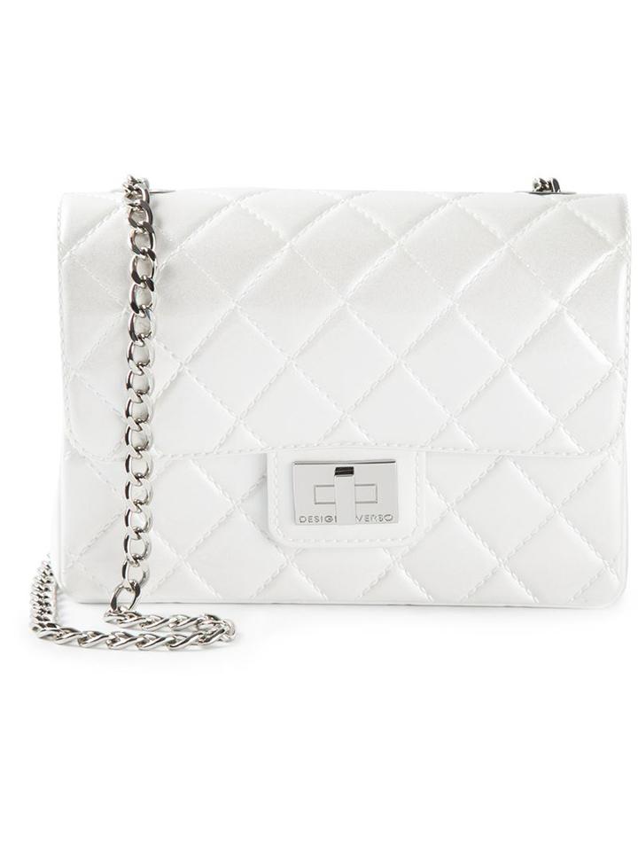 Designinverso Milano Shoulder Bag, Women's, White, Pvc