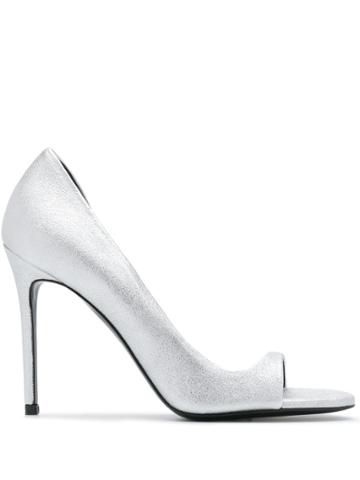 Maison Ernest Stiletto Sandals - Silver