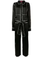 Di Liborio Satin-crepe Jumpsuit - Black