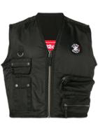 032c Cropped Vest - Black