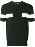 Neil Barrett Striped Design T-shirt - Black