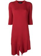 Neil Barrett Midi Knit Dress - Red