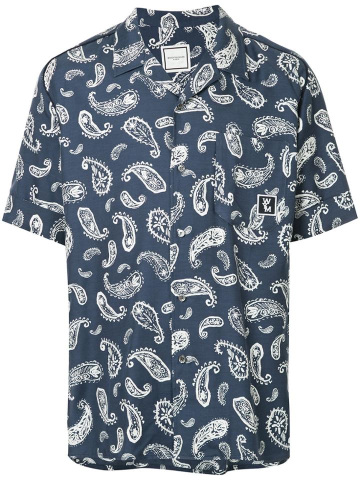 Wooyoungmi Paisley Print Shirt - Blue