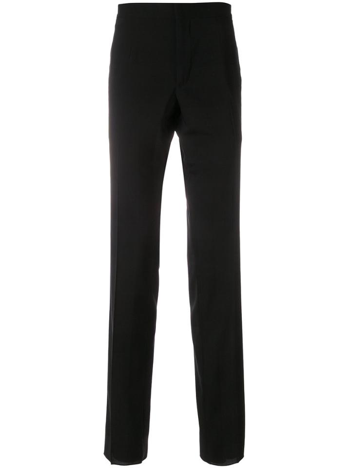 Versace Tone-on-tone Check Trousers - Black