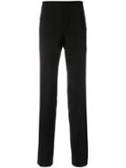 Versace Tone-on-tone Check Trousers - Black