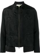 By Walid Dragon Kimono Jacket, Men's, Size: Medium, Black, Silk