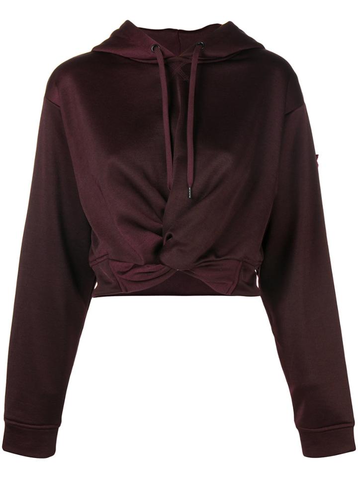 Alexander Wang Hem Knot Hoodie - Pink & Purple