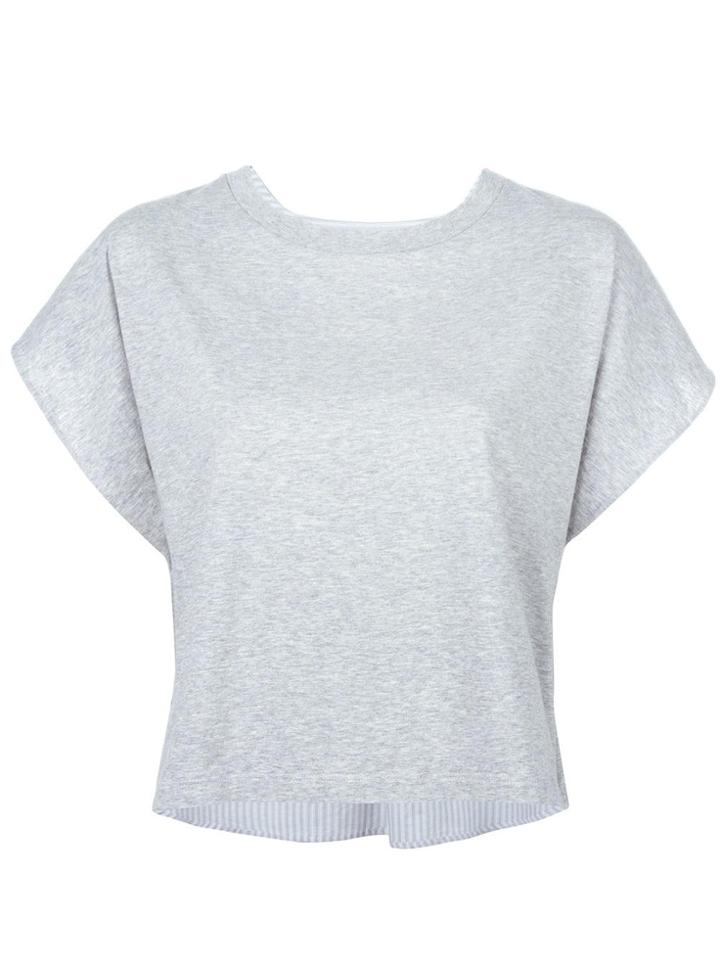 Mm6 Maison Margiela Plain T-shirt - Grey