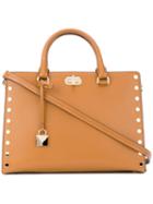 Michael Michael Kors - Studded Tote Bag - Women - Leather - One Size, Brown, Leather