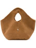 Astraet Furry Inside Tote Bag - Brown
