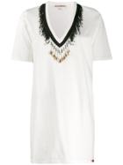 Giacobino Bead Embellished T-shirt - White
