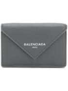 Balenciaga Bal Papier Mini Wallet - Grey