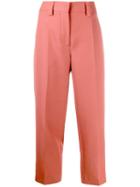 Acne Studios Cropped Trousers - Red