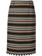 Dorothee Schumacher Striped Pencil Skirt - Black