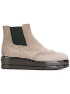 Hogan Ankle Length Boots - Grey