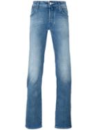 Jacob Cohen Tapered Jeans, Men's, Size: 36, Blue, Cotton/polyester/spandex/elastane
