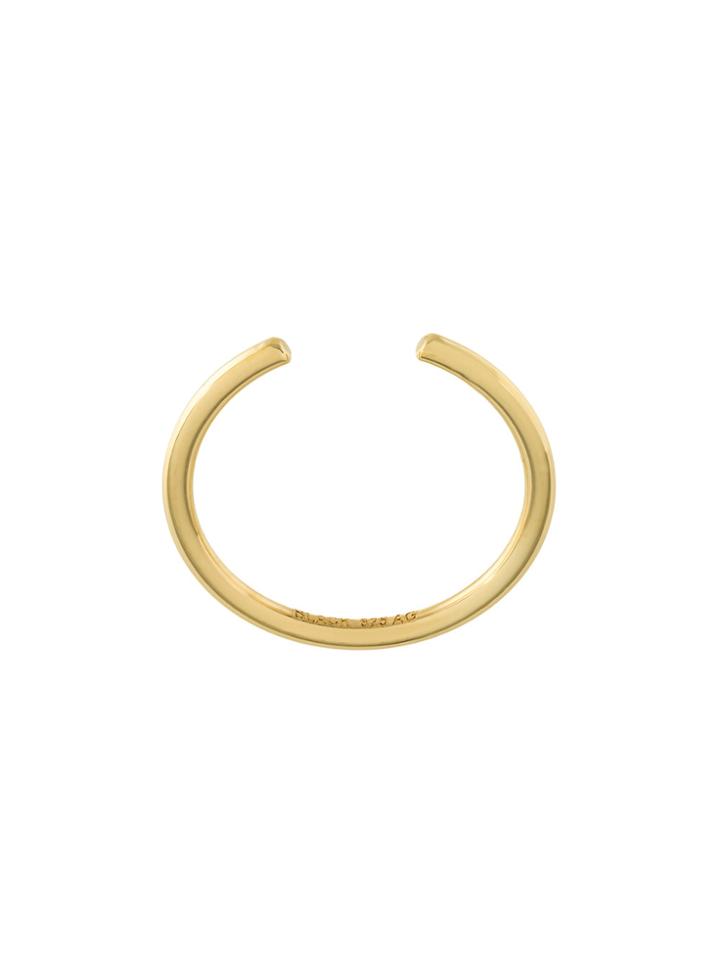 Maria Black Phoenix Micro Ring - Metallic