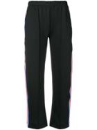 Être Cécile Rib Retro Track Pants - Black