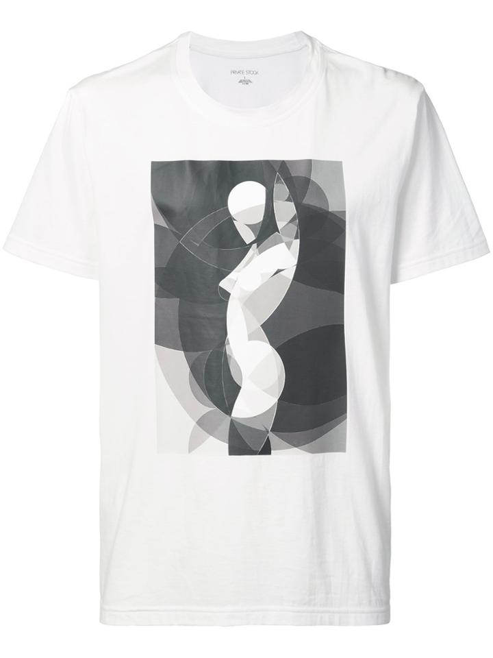 Private Stock Profile T-shirt - White