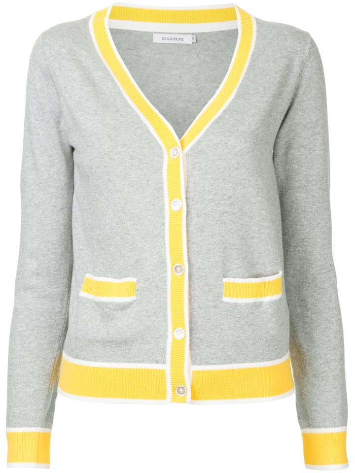 Guild Prime Front Pocket Cardigan - Grey
