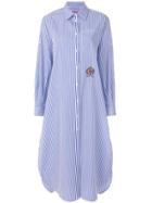 Tommy Hilfiger Striped Shirt Dress - Blue