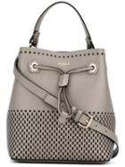 Furla - Stacy Shoulder Bag - Women - Calf Leather - One Size, Women's, Grey, Calf Leather