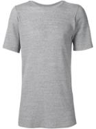 Judson Harmon Ribbed T-shirt, Men's, Size: Large, Grey, Viscose/wool