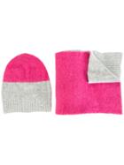 Diesel Colour Block Scarf Set - Grey