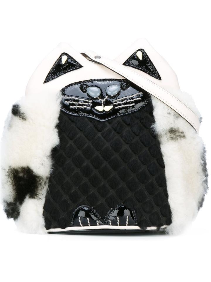 Jamin Puech 'kitty' Motif Crossbody Bag, Women's, Black